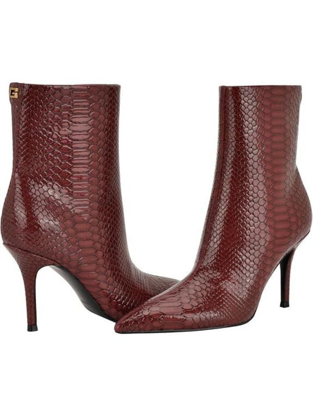 GUESS Gomora Stiletto Booties  Dark Red 8.5 ($129)